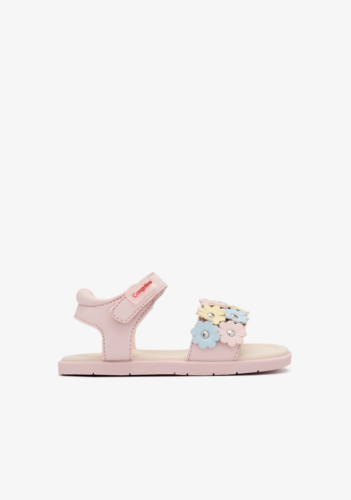 Pink Flower Barefoot Goflex Sandals