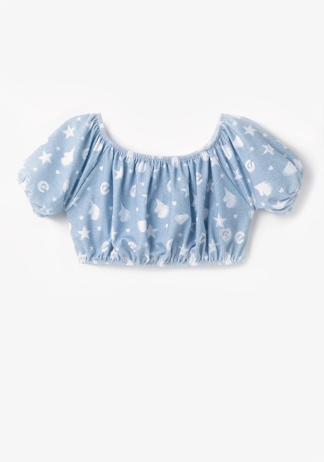 Unicorn Stars Blue Top